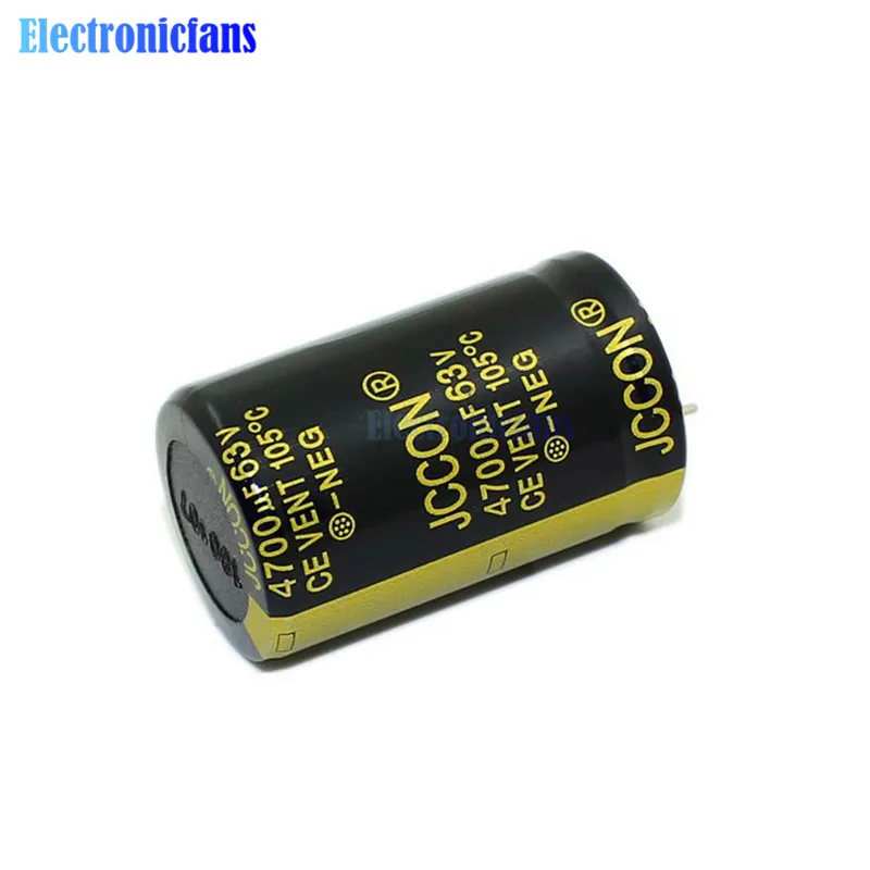 63V 4700 мкФ 25X40 мм алюминиевый электролитический конденсатор высокая частота низкая ESR 63V4700UF 25*40 мм конденсатор через отверстие diymore