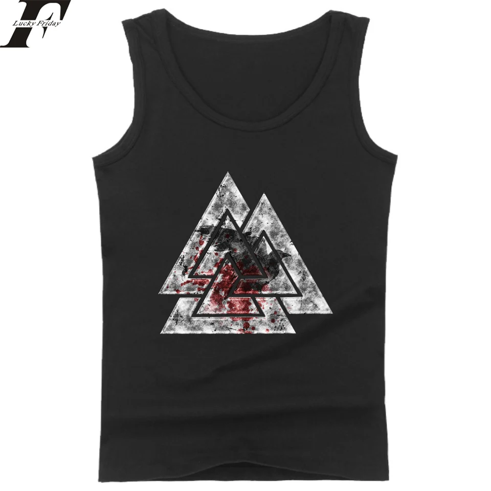

THE VIKINGS Streetwear Tank Tops Summer Sleeveless Fitness Workout Fashion Tank Top Women/Men Casual Vests
