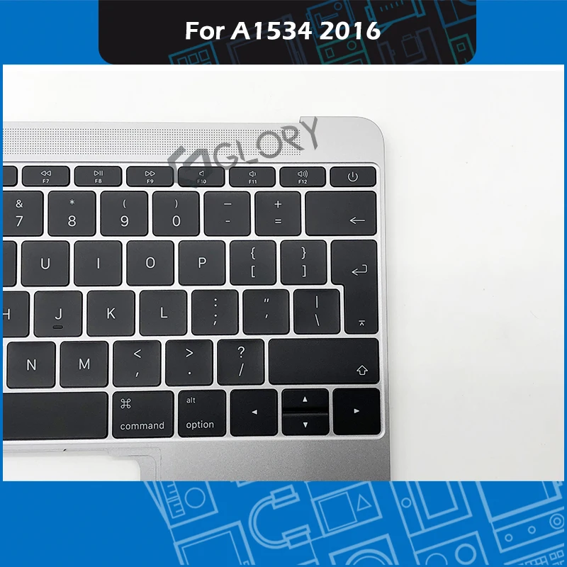 Space Grey 613 02547 A для Macbook Retina 12 дюймов A1534 верхний корпус с английской клавиатурой +