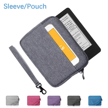 

Zippered Sleeve/Pouch Bag Case For 6 inch eBook Bookeen Cybook Muse Frontlight Protective Cover eReader Bag Dual Storage