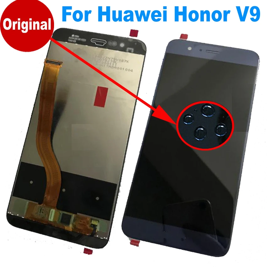 Оригинальный Для huawei honor 8 Pro V9 DUK-L09 DUK-AL20 ЖК-дисплей кодирующий преобразователь