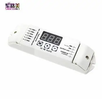 

BC-832 DC12V-24V constant voltage PWM DMX512/1990 led decoder 2 Channel DMX LED Controller 8A*2CH for WW / CW led lamp strips