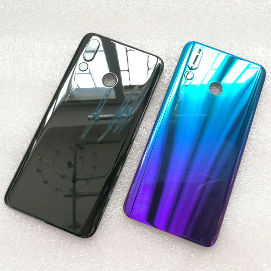 

Original Back Glass Battery Cover Rear Door For Huawei Nova 4 Battery Case Housing Panel Nova4 With Camera Lens Replacement