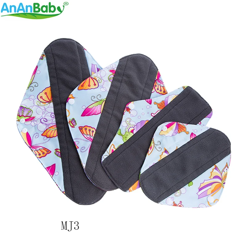 Ananbaby 4pcs Each Parcel Reusable Washable Mama Sanitary Towel