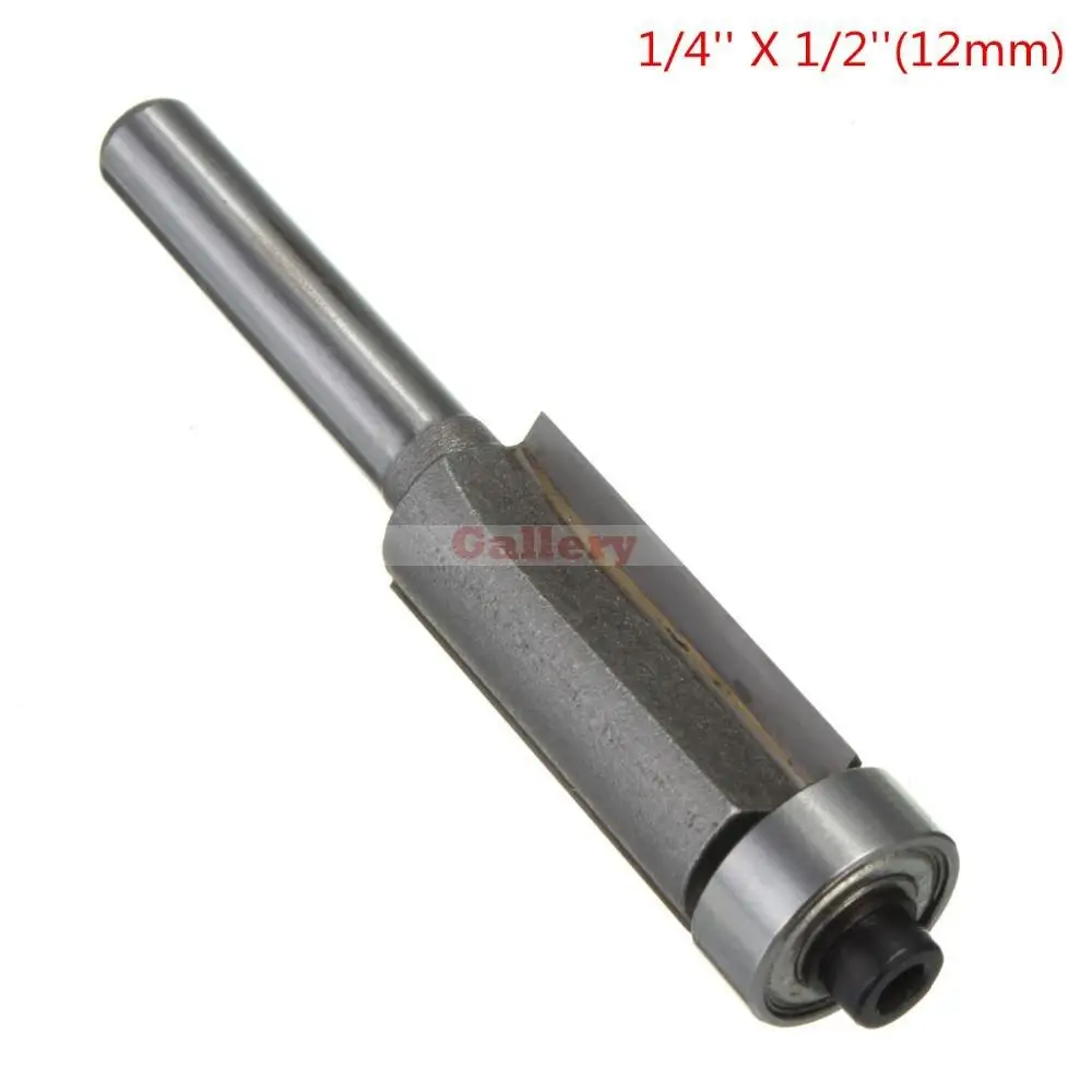 

2015 Real Sale Power Tool Ferramentas 12mm Flush Trim Bit 1/4 Shank Router Carbide Tipped Makita Drill 1 Drill Bit Set Drill Bit