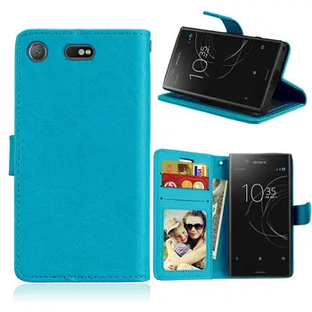 

30pcs/lot Arrivels Wallet Leather PU Stand+TPU Cover Case For Sony Xperia XZ1 / Xperia XZ1 Compact/L1/XA1/XA1 Ultra