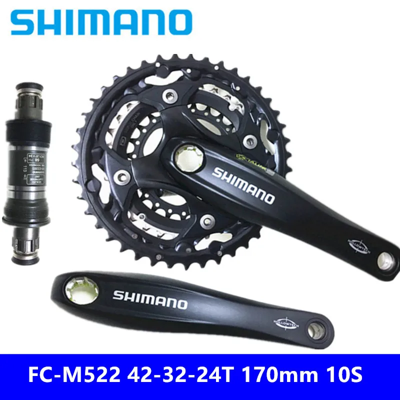 Новый оригинальный SHIMANO FC M522 Звездочка горный велосипед 10 S/30 Скорость сплайн