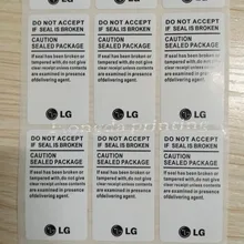 1000 шт./лот высокого качества клей Стикеры для LG печать этикетки Стикеры для LG F100 F180 F200 G1 G2 Nexus Вышивка Крестом Пакет коробка уплотнительной ленты