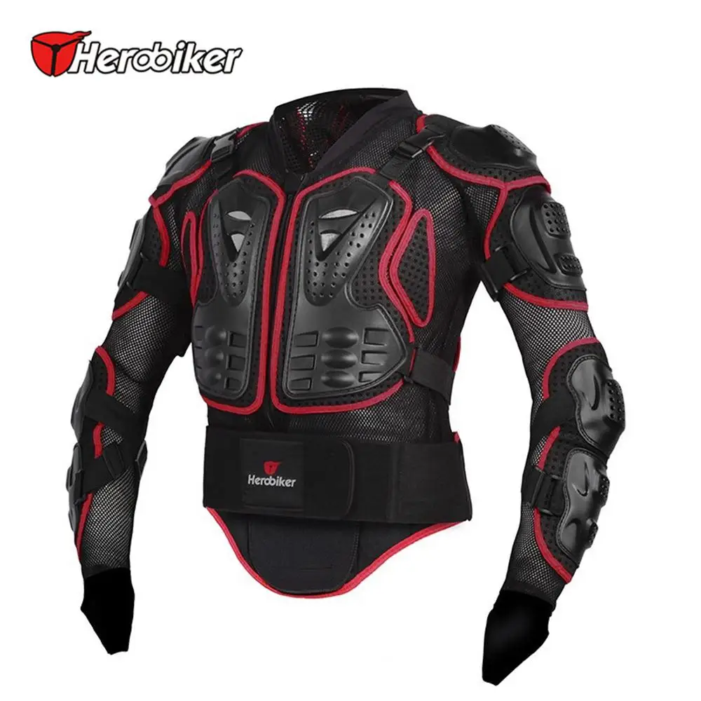 HEROBIKER Профессиональный Мотоцикл Полная защита для корпуса мотоциклетная Защитная Экипировка гонка позвоночник женские футболки поддержка спины