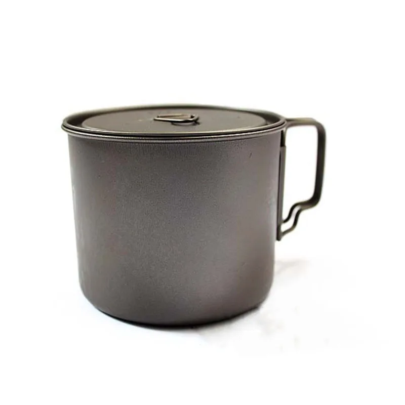 

1PC Titanium Ultra-light Outdoor Cup Titanium Cup 530ml Weight 88g Camping Survival Equipment Tourism Tools Portable Accessories