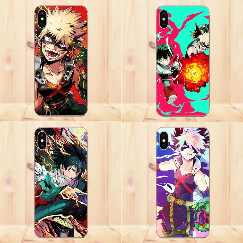 Maerknon Anime My Hero Academia Deku And Bakugou For Sony Xperia Z Z1 Z2 Z3 Z4 Z5 compact Mini Premium M2 M4 M5 T3 E3 E5 XA | Мобильные