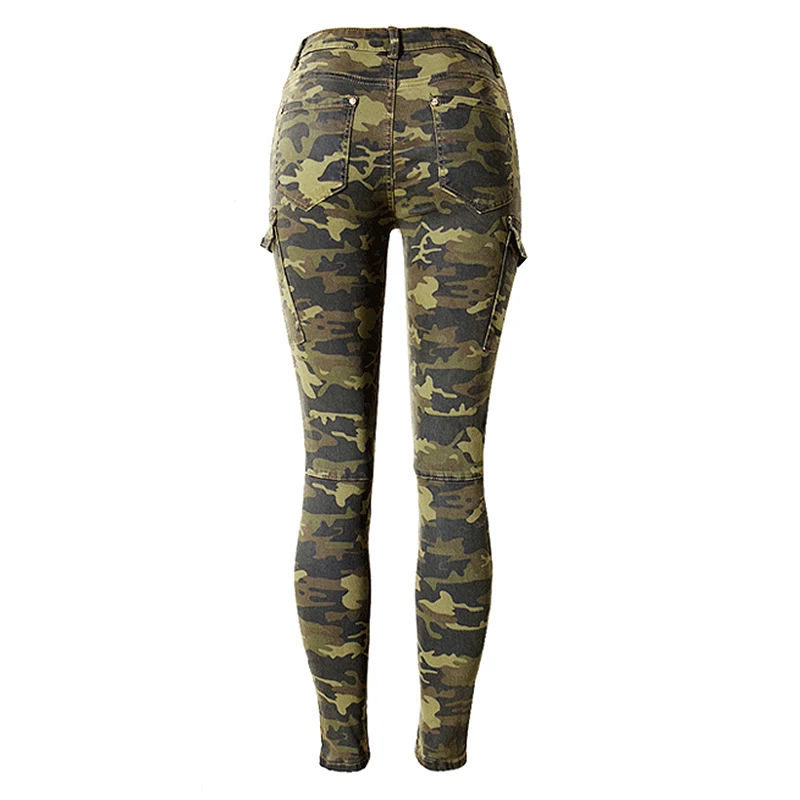army print jeans ladies