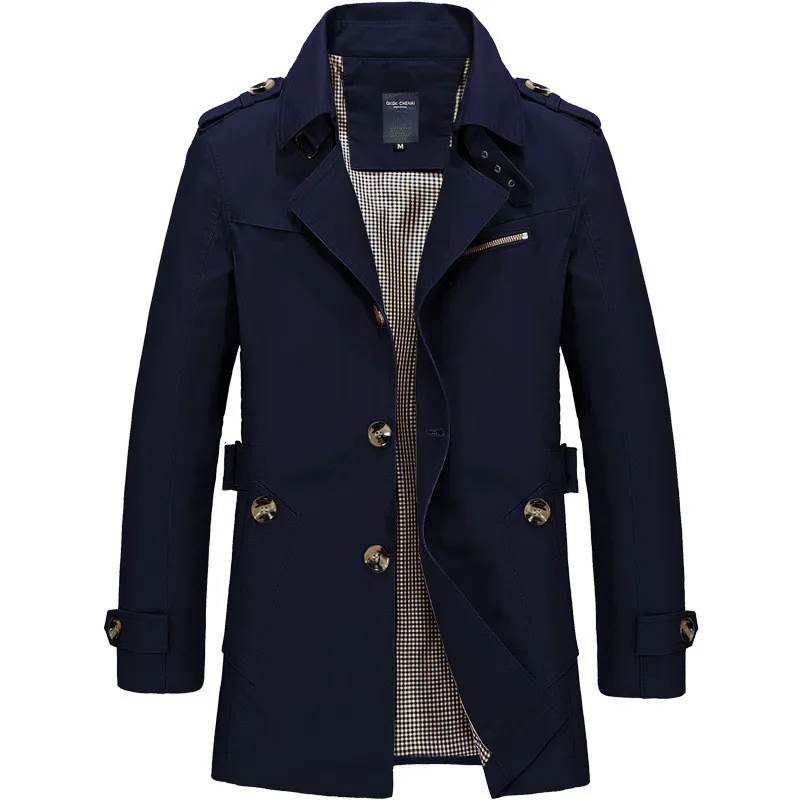 Riinr 2019 Brand New Arrival Male Jacket Casual Jackets Coat Men Casual Fit Overcoat Jacket Outerwear Coats Plus Size M- 5XL