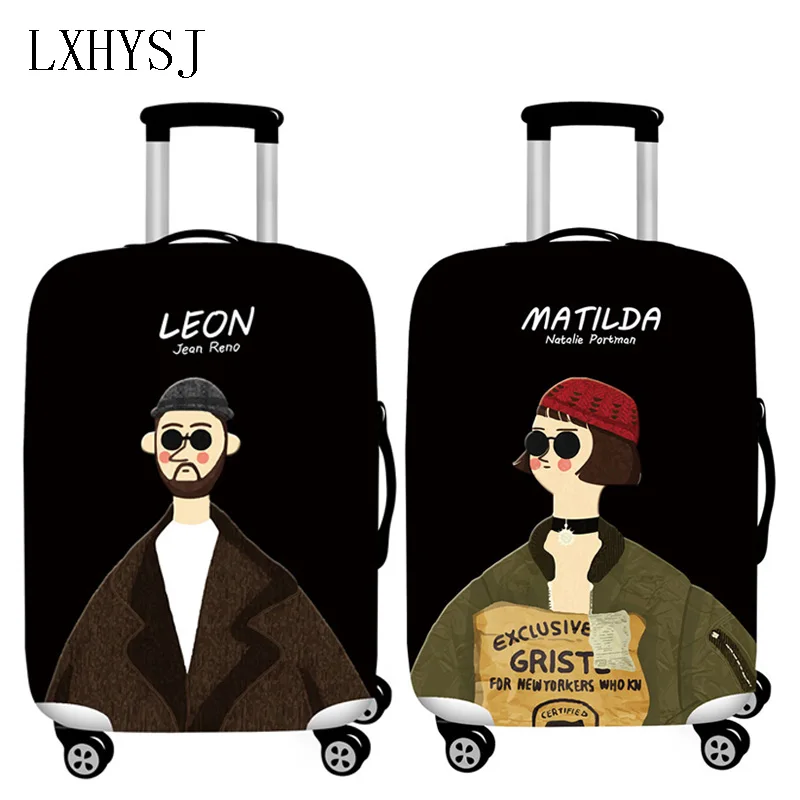 

LXHYSJ Geometric patterns Luggage Protective Cover Elastic dust cover Suitable18-32 Inch Suitcase trolley case dust cover