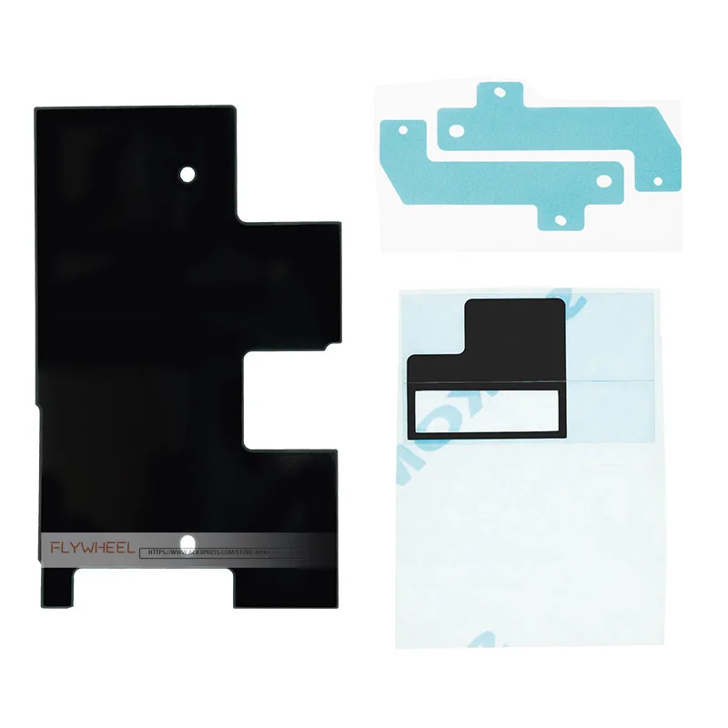 

10pcs LCD Metal BackPlate Heat Sink Sticker for iPhone 7 8 Plus X Anti-static Radiating Heat Dissipation Repair Parts