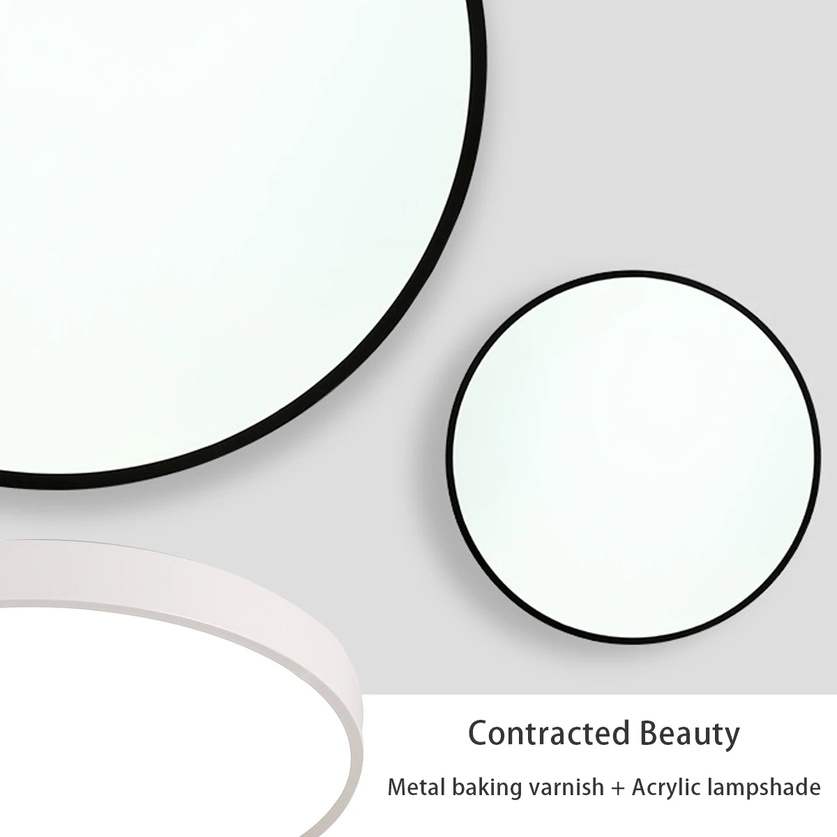 5CM Ultra-thin LED Ceiling Light Modern Lamp Living Room Lighting Fixture Bedroom Kitchen Surface Mount Flush Panel