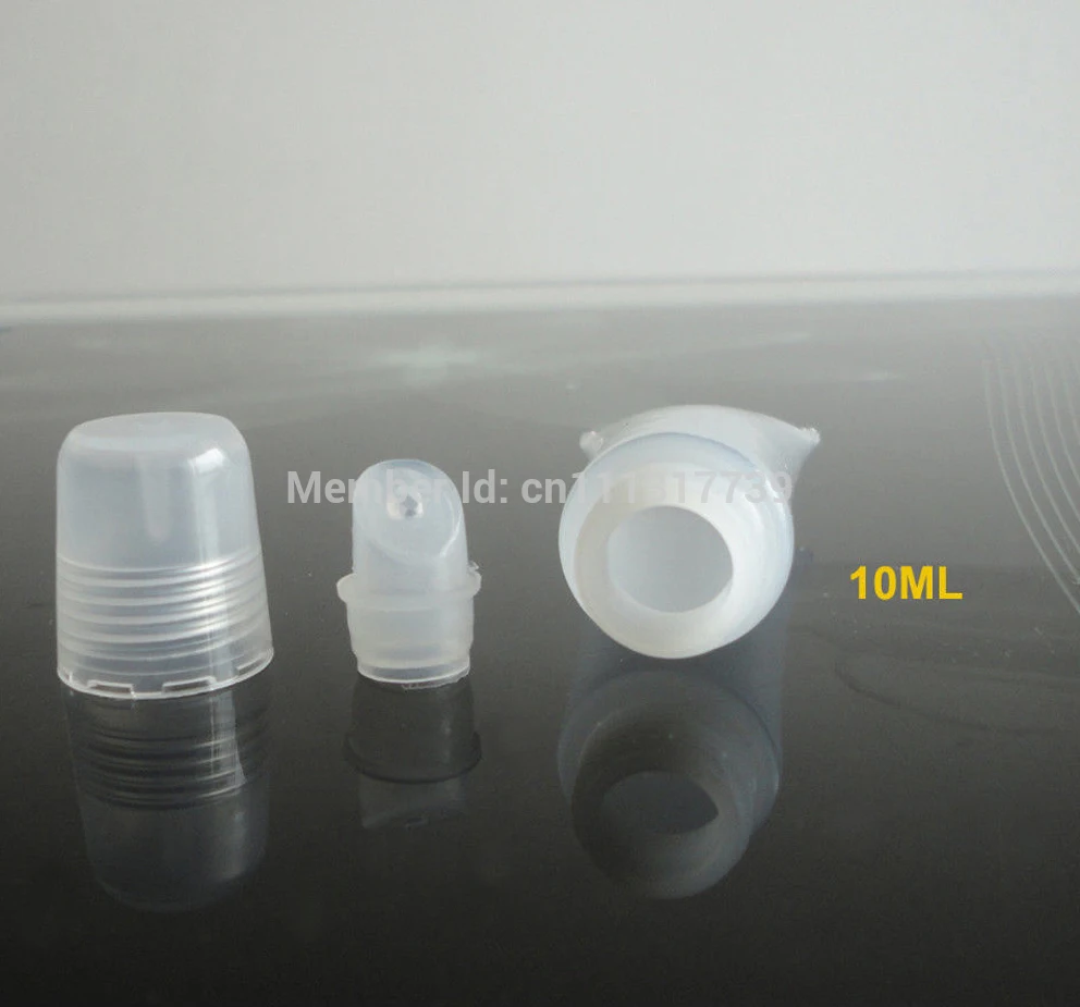 투명 화장품 립스틱 빈 용기 튜브 10ml, 10 개