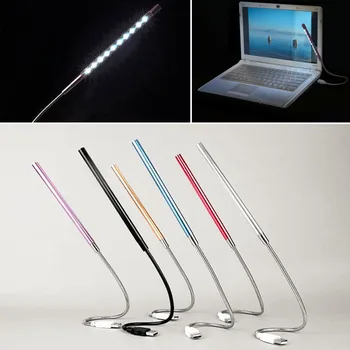 

USB Light Lamp Flexible Book Reading Lights Eye Protection for Notebook Laptop PC Computer 10 LED