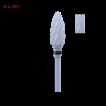 

5Pcs/Lot Bullet Shape- Cross Cut - White Zirconia Ceramic Dental Lab Burs - ISO 272 (XC) 0301.060