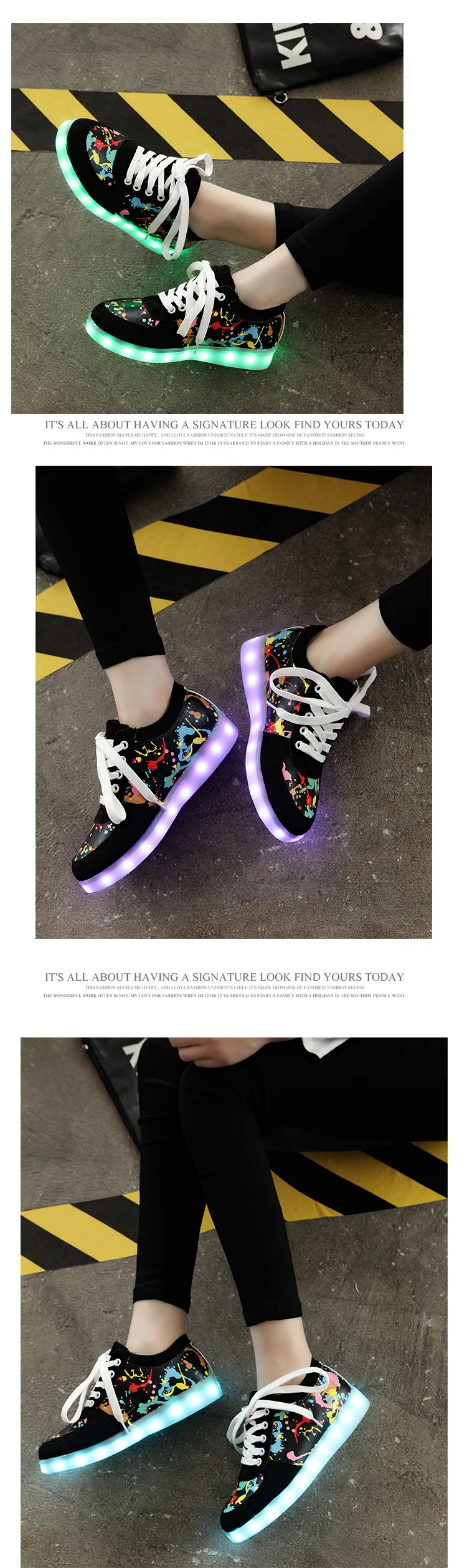 slippers for boy KRIATIV USB Charger Children Led Shoes for Boy&Girl Glowing Sneakers Kids Light Up Shoes Led Slippers Casual Luminous Sneakers extra wide children's shoes