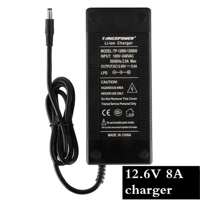 

1pc Best prices 12.6V 8A intelligence lithium li-ion battery charger for 3Series 12V lithium polymer battery pack12.6V Charger