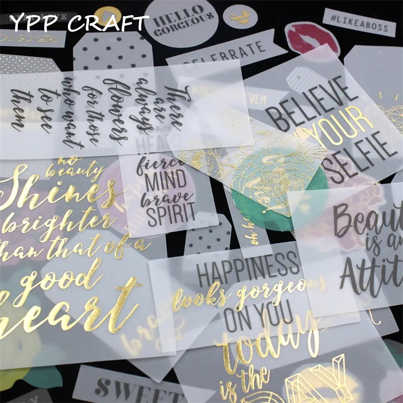 

YPP CRAFT 38pc Hello Sunshine Vellum Paper Die Cuts for Scrapbooking Happy Planner/Card Making/Journaling Project
