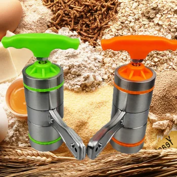 

Small Corn Noodle Machine, Hand-held Kneading Machine, Manual Noodle Press, Stainless Steel 3 Pieces