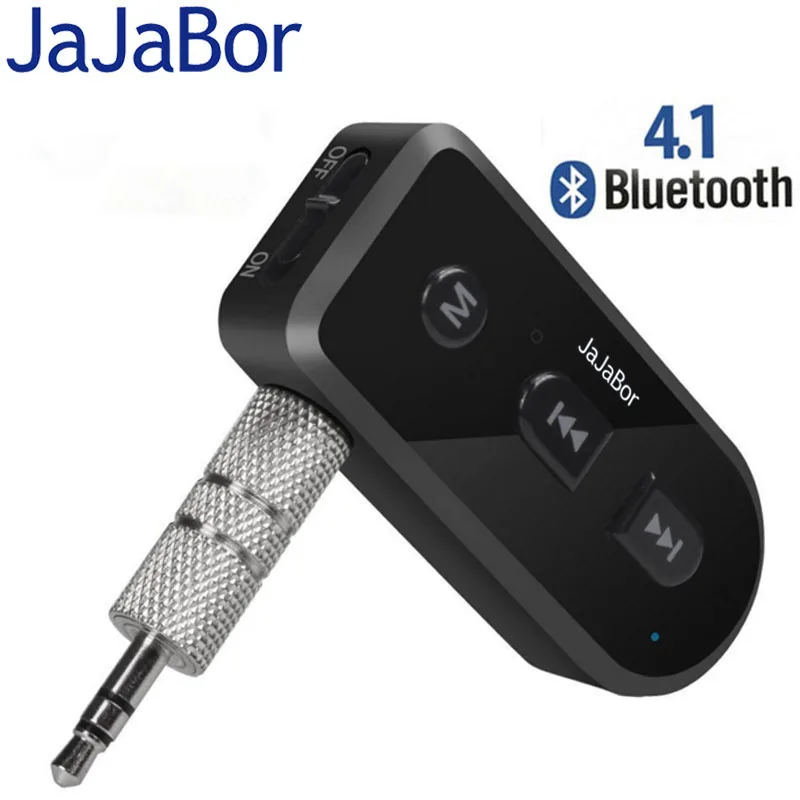 

JaJaBor Bluetooth Aux Audio Receiver Adapter Bluetooth Car Kit Handfree Wireless Music Receiver Support IOS SIRI