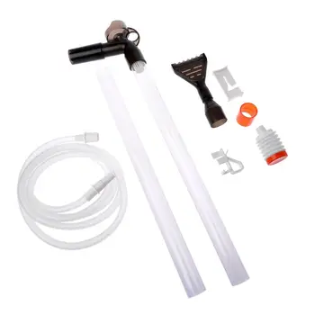 

Practical Aquarium Fish Tank Cleaner Quick Release Aquarium Vacuum Siphon Pump-Fish Tank Drainer Gravel Cleaner Water Filter