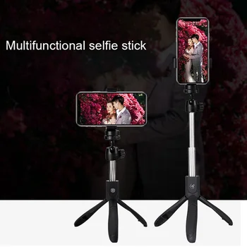 

CASEIER 3 in 1 Selfie Stick For iPhone IOS Android Mini Bluetooth Tripod 360 Degree Portable Monopod palo Selfie Stick Tripod