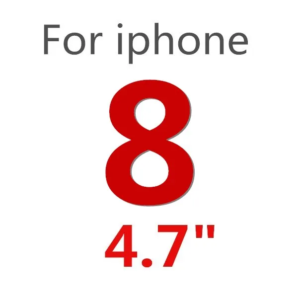 3D полное покрытие из закаленного стекла для iPhone 7 7 8 Plus Взрывозащищенная защитная пленка для экрана для iPhone 6 6s Plus 8 8plus XR XS MAX - Цвет: for iphone 8