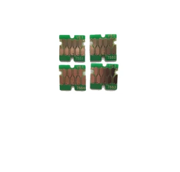 

einkshop 1Set T7551 T7552 T7553 T7554 ARC chips for Epson Workforce WF-8010DW WF-8090DW WF-8510DW WF-8590DW Printer t7551 chip