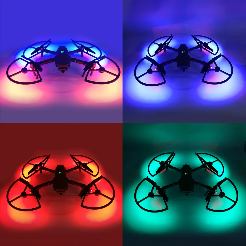 Anti-Collision-LED-Luminous-Night-Light-Prop-Scratch-proof-Guards-Loop-For-DJI-Mavic-2-Pro (1)