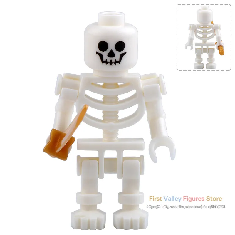 

DR.TONG AX007 Skeleton bring sword Single sale Building blocks Children Toy gifts