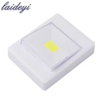 

Magnetic Ultra Bright Mini COB LED Wall Light Night Lights Camp Lamp Battery Operated With Switch Magic Tape For Outdoor Indoor