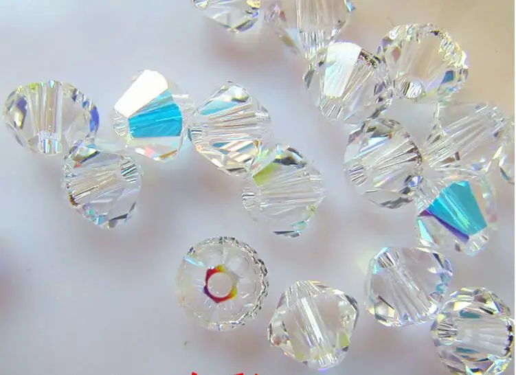 

5301# K9 Crystal Crystal AB color 3mm 4mm,6mm,8mm Crystal Bicone Beads,Garmet/Jewelry Stones Decoration Free shipping