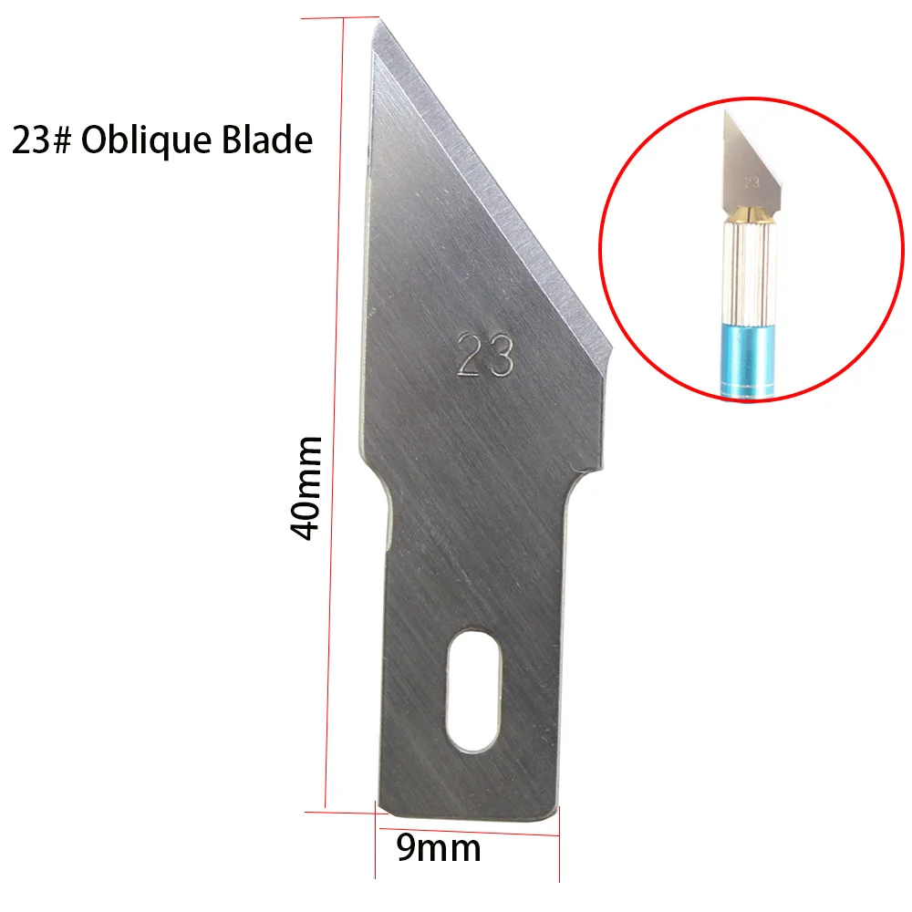

23# 10 PCS/Pack SK5 Sharp Cutter Replacement Knife Blade for Art and Craft Work Hobby DIY Carving Model Cutting