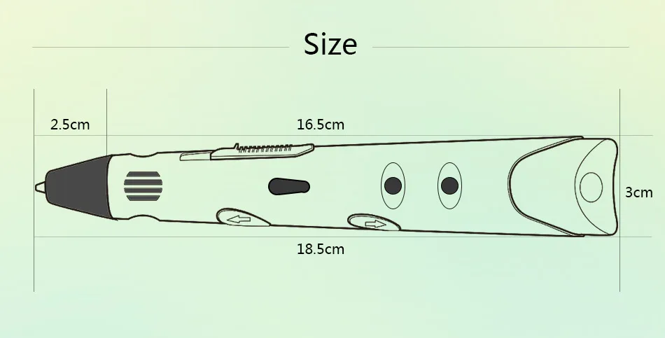 Myriwell 3d Ручка 3d ручки, 1,75 мм ABS/PLA нити, 3d модель, творческий 3d принтер pen-3d волшебная ручка, лучший подарок для детей, ручка 3 d 2018