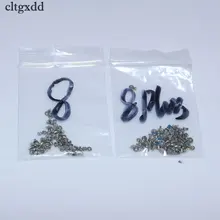 Cltgxdd серебряные нижние крепежные винты Полные Винты Полный набор замена Ремонт для iPhone 8 8 плюс Мобильные аксессуары