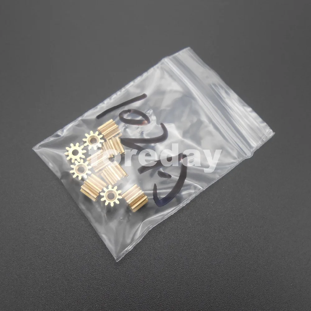 100PCS 102A Brass Gear Aperture 2mm DIY Model Accessories 0.5Modulus T=10 Metal NEW 102A !!! *FD354X100