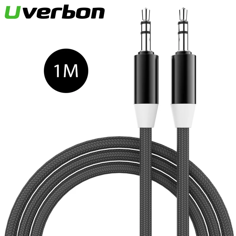 

1m Aux Cable Car Audio Cable 3.5mm Speaker Line Aux Cable Male to Male Jack Auto Cable for Phone/Car and Radio 3.5mm Audio Wire