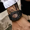 Baogela Pirate Skull Style Men Watch Silicone Luminous Quartz Watches Military Wateproof Skeleton Wristwatch For Man 1612 ► Photo 1/6