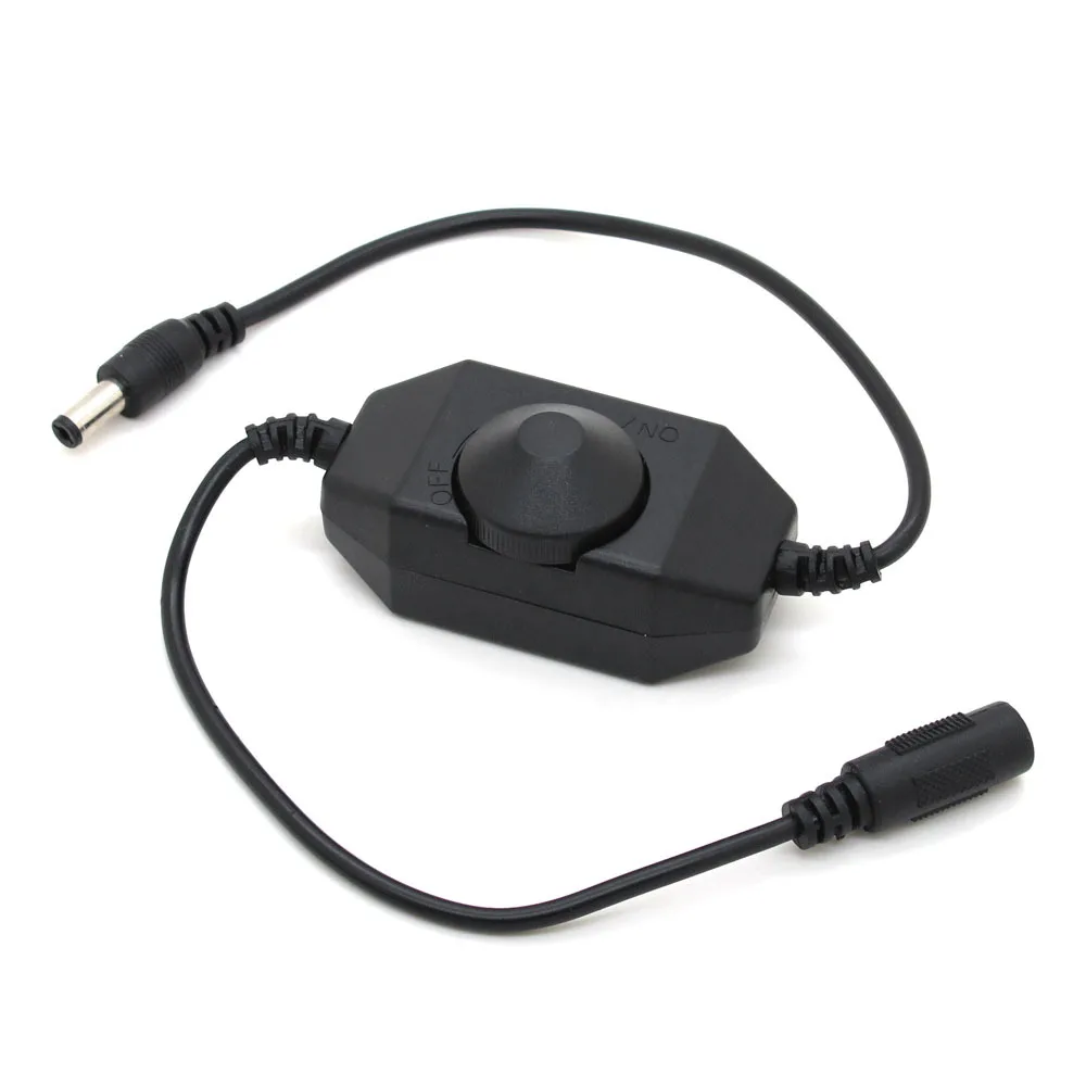 

One Channel DC 12V LED Dimmer Brightness Adjust Controller Switch for 3528 5050 5730 5630 Single Color LED Strip Light