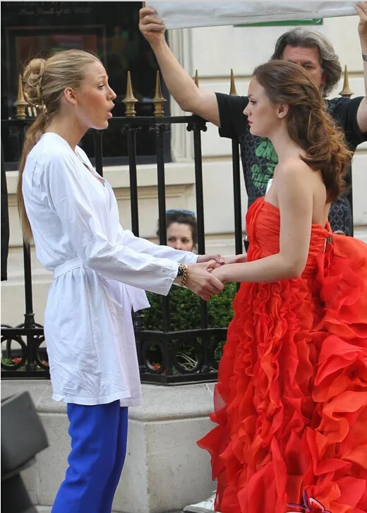Fashinable Dresses Gossip Girl Red Prom 