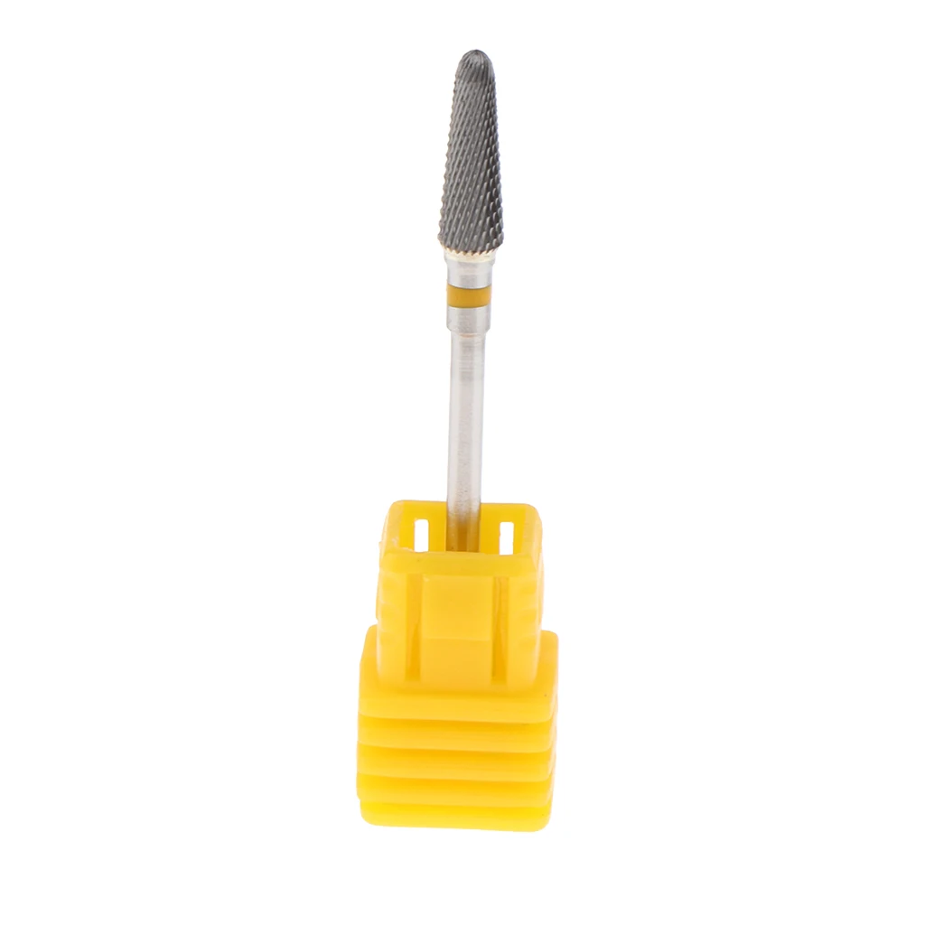 Safe Tungsten steel Nail Drill Bit Cuticle Clean Nail Drill Bits Manicure Drill Bits, for Cuticle Clean, Gel Remove