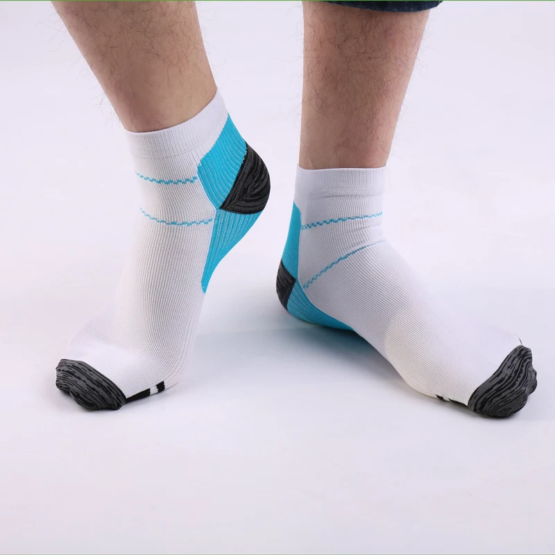 2 шт./1 пара, компрессионные носки для мужчин и женщин, модные носки с закрытым носком, унисекс, Дышащие Короткие носки для бега, Sox