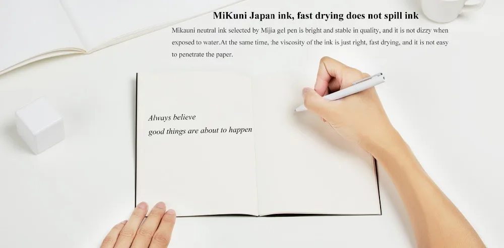 Xiaomi Mijia Sign Pen 9,55 мм PREMEC гладкая швейцарская сменная подписывающая ручка Xiaomi гелевые ручки Mikuni Япония чернила черный Заправка
