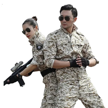 

Men's Multicam Camouflage Hunting Fishing Clothes Military Tactical Clothing Combat Camo Suits Army Uniforms Women Ghillie Suit