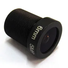 2pcs 1/2.5″ HD 5MP 6mm Fixed Iris M12 MTV IR Board CCTV Lens for Security IP 1080p Camera
