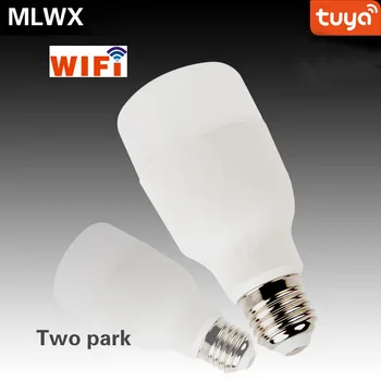 

Smart WiFi Led Light Bulb RGBWC Dimmable Color Tuya Smart phone APP Controlled Light Works with Echo Alexa Google home E27
